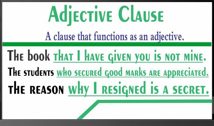 Adjective clause-1